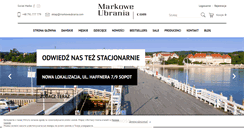 Desktop Screenshot of markoweubrania.com